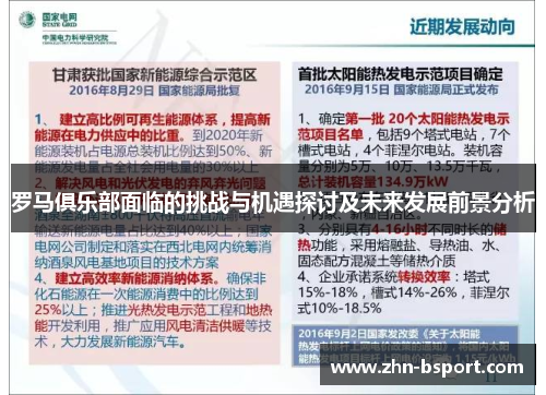 罗马俱乐部面临的挑战与机遇探讨及未来发展前景分析